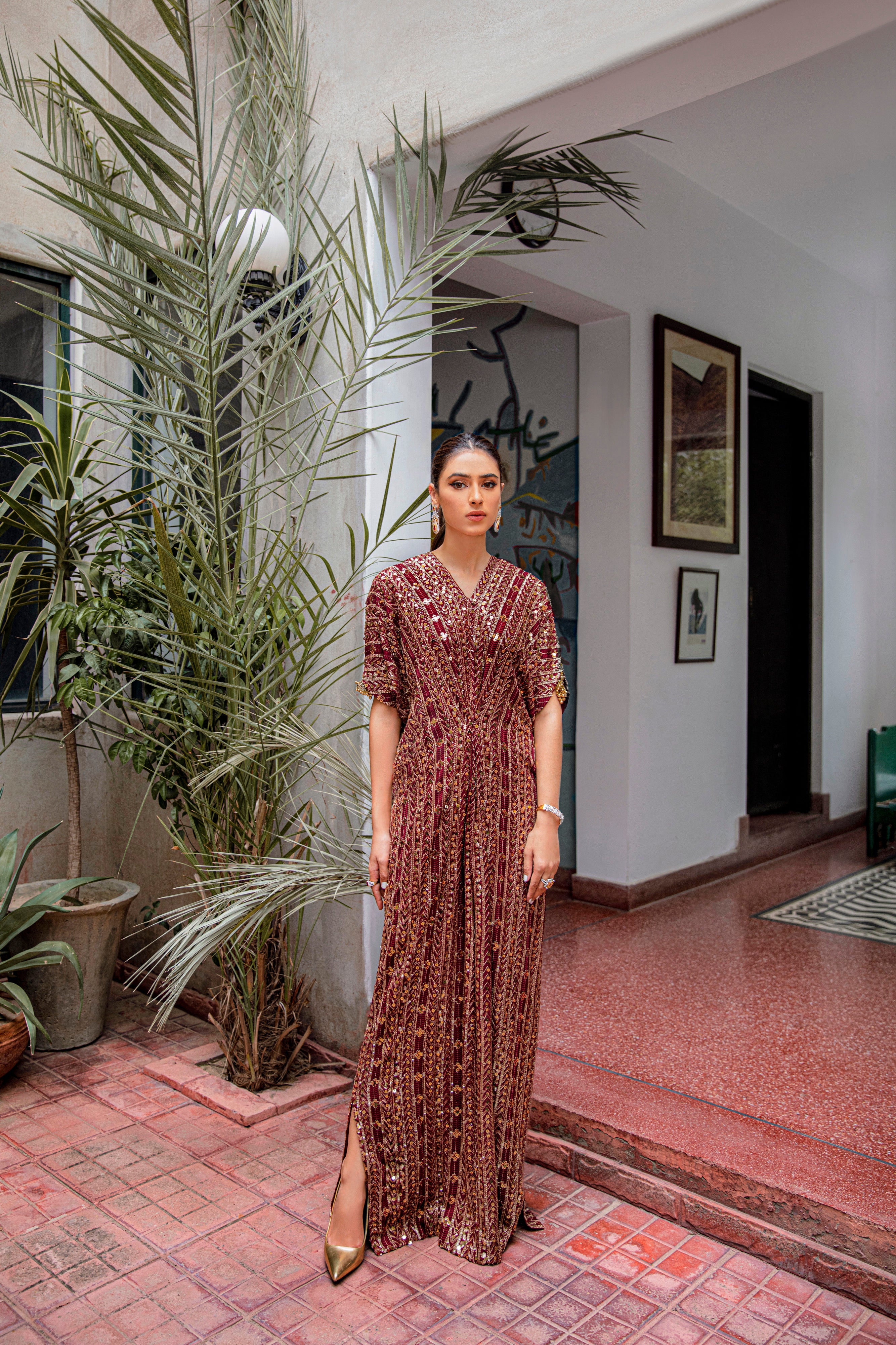 Chamak kaftan