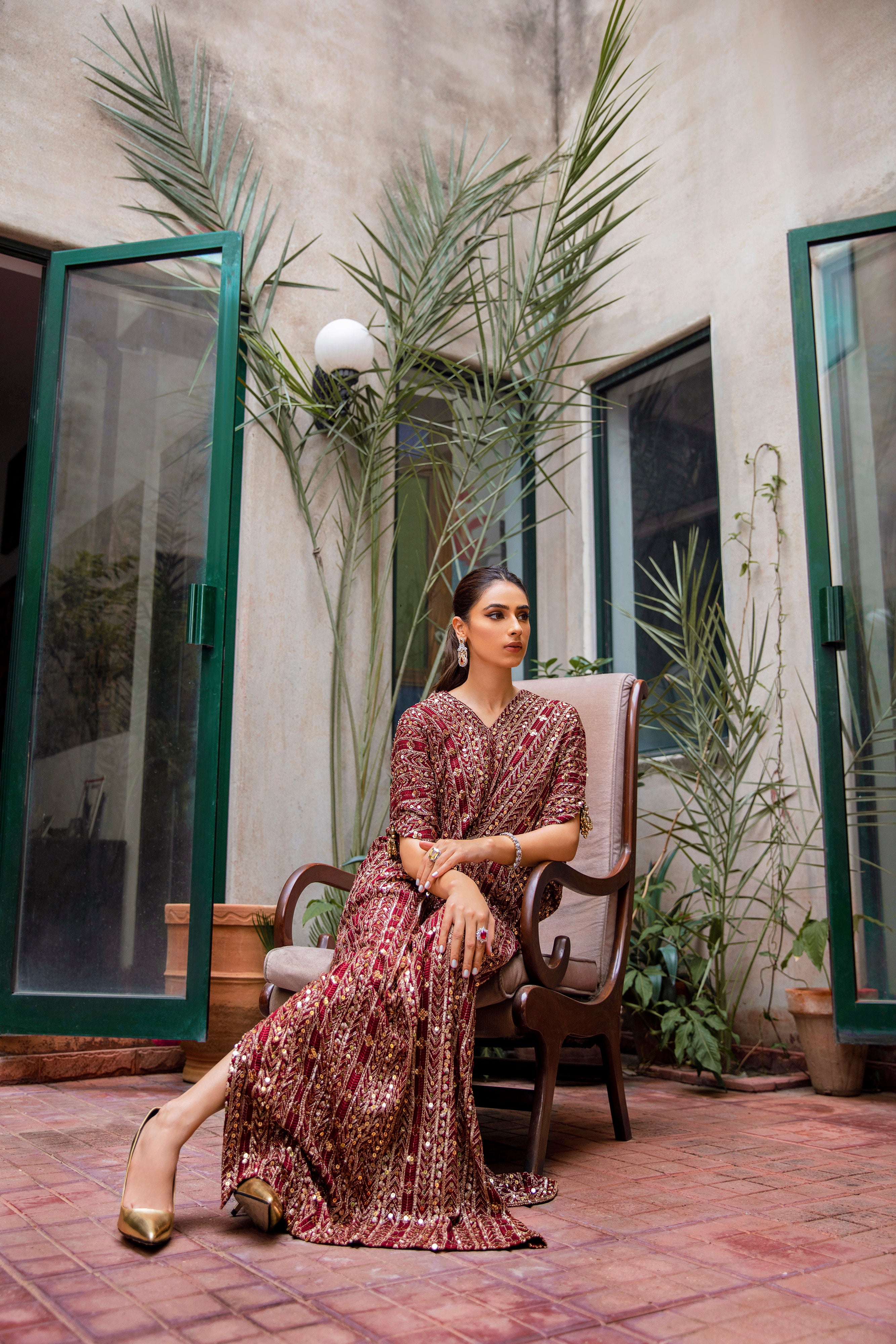 Chamak kaftan
